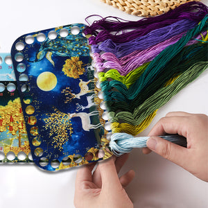 3pcs Cross Stitch Row Line Board 34-Hole Plastic Yarn Organizer (3)