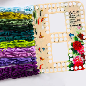 88-Hole Efficient Embroidery Floss Organizer Plastic Thread Storage Tool (2)