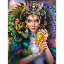 Load image into Gallery viewer, Girl Artwork (50*65CM) 11CT 3 Stamped Cross Stitch
