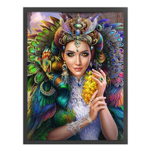 Load image into Gallery viewer, Girl Artwork (50*65CM) 11CT 3 Stamped Cross Stitch

