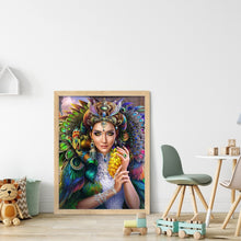 Load image into Gallery viewer, Girl Artwork (50*65CM) 11CT 3 Stamped Cross Stitch
