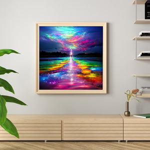 Wonderland (50*50CM) 14CT 2 Stamped Cross Stitch