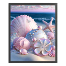 Load image into Gallery viewer, Beach Shell (40*50CM) 11CT 3 Stamped Cross Stitch
