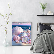 Load image into Gallery viewer, Beach Shell (40*50CM) 11CT 3 Stamped Cross Stitch
