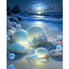 Load image into Gallery viewer, Beach Shell (40*50CM) 11CT 3 Stamped Cross Stitch
