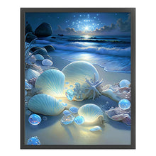 Load image into Gallery viewer, Beach Shell (40*50CM) 11CT 3 Stamped Cross Stitch

