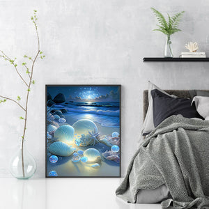 Beach Shell (40*50CM) 11CT 3 Stamped Cross Stitch