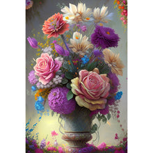 Load image into Gallery viewer, Flower Vase (40*60CM) 11CT 3 Stamped Cross Stitch
