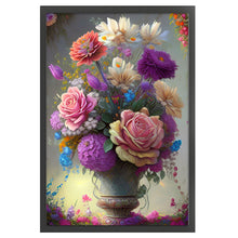 Load image into Gallery viewer, Flower Vase (40*60CM) 11CT 3 Stamped Cross Stitch

