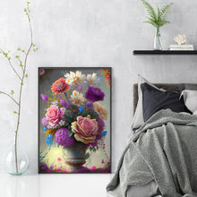 Load image into Gallery viewer, Flower Vase (40*60CM) 11CT 3 Stamped Cross Stitch
