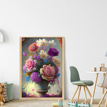 Load image into Gallery viewer, Flower Vase (40*60CM) 11CT 3 Stamped Cross Stitch
