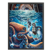 Load image into Gallery viewer, Octopus Artwork (50*65CM) 11CT 3 Stamped Cross Stitch
