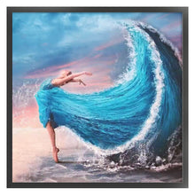 Load image into Gallery viewer, Ballet Girl (45*45CM) 11CT 3 Stamped Cross Stitch
