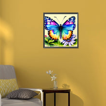 Load image into Gallery viewer, Butterfly In The Garden 30*30CM(Canvas) Full Round Drill Diamond Painting
