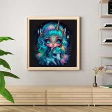 Load image into Gallery viewer, Girl Artwork (50*50CM) 11CT 3 Stamped Cross Stitch
