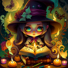 Load image into Gallery viewer, Girl Artwork (50*50CM) 11CT 3 Stamped Cross Stitch

