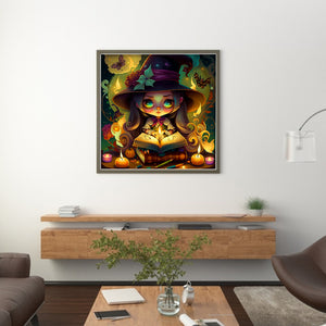 Girl Artwork (50*50CM) 11CT 3 Stamped Cross Stitch
