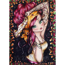 Load image into Gallery viewer, Girl (40*56CM) 11CT 3 Stamped Cross Stitch
