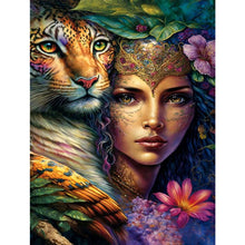 Load image into Gallery viewer, Queen Artwork (50*66CM) 11CT 3 Stamped Cross Stitch
