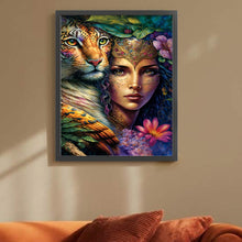 Load image into Gallery viewer, Queen Artwork (50*66CM) 11CT 3 Stamped Cross Stitch
