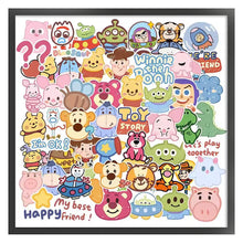 Load image into Gallery viewer, Cartoon (50*50CM) 11CT 3 Stamped Cross Stitch
