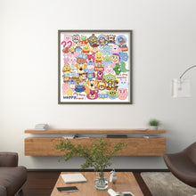 Load image into Gallery viewer, Cartoon (50*50CM) 11CT 3 Stamped Cross Stitch
