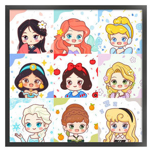 Cartoon (40*40CM) 11CT 3 Stamped Cross Stitch