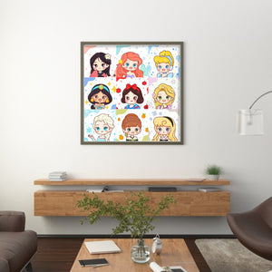 Cartoon (40*40CM) 11CT 3 Stamped Cross Stitch