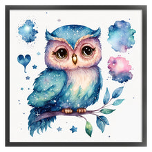 Load image into Gallery viewer, Owl Artwork (45*45CM) 11CT 3 Stamped Cross Stitch
