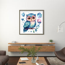 Load image into Gallery viewer, Owl Artwork (45*45CM) 11CT 3 Stamped Cross Stitch
