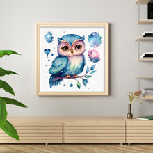 Load image into Gallery viewer, Owl Artwork (45*45CM) 11CT 3 Stamped Cross Stitch

