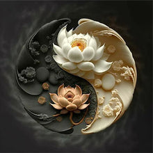 Load image into Gallery viewer, Lotus (40*40CM) 11CT 3 Stamped Cross Stitch
