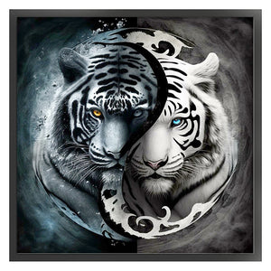 Tiger (45*45CM) 11CT 3 Stamped Cross Stitch