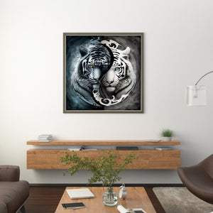 Tiger (45*45CM) 11CT 3 Stamped Cross Stitch