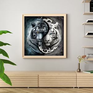 Tiger (45*45CM) 11CT 3 Stamped Cross Stitch