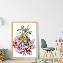 Load image into Gallery viewer, Joy Sunday Bear (25*33CM) 14CT 2 Stamped Cross Stitch
