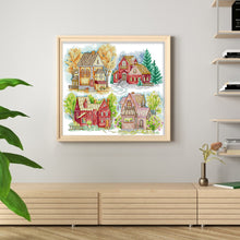 Load image into Gallery viewer, Joy Sunday House (48*42CM) 14CT 2 Stamped Cross Stitch
