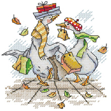 Load image into Gallery viewer, Joy Sunday Animal (16*17CM) 14CT 2 Stamped Cross Stitch
