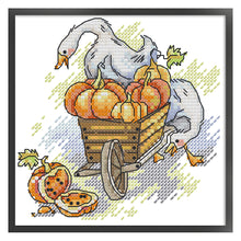 Load image into Gallery viewer, Joy Sunday Animal (16*16CM) 14CT 2 Stamped Cross Stitch
