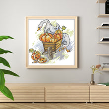 Load image into Gallery viewer, Joy Sunday Animal (16*16CM) 14CT 2 Stamped Cross Stitch
