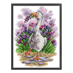 Joy Sunday Animal (19*26CM) 14CT 2 Stamped Cross Stitch