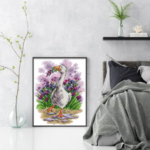 Joy Sunday Animal (19*26CM) 14CT 2 Stamped Cross Stitch