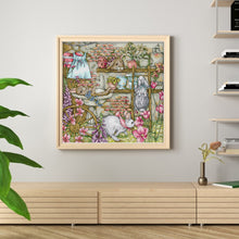 Load image into Gallery viewer, Joy Sunday Rabbit (43*44CM) 14CT 2 Stamped Cross Stitch
