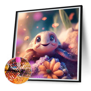 Crawling Turtle 30*30CM(Canvas) Full Round Drill Diamond Painting