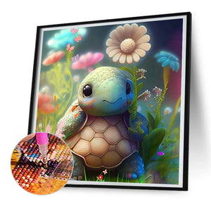 Crawling Turtle 30*30CM(Canvas) Full Round Drill Diamond Painting