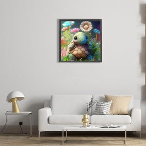 Crawling Turtle 30*30CM(Canvas) Full Round Drill Diamond Painting