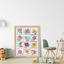 Load image into Gallery viewer, Joy Sunday Flower (45*56CM) 14CT 2 Stamped Cross Stitch
