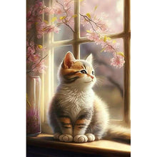 Load image into Gallery viewer, Cat (45*65CM) 11CT 3 Stamped Cross Stitch

