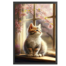 Load image into Gallery viewer, Cat (45*65CM) 11CT 3 Stamped Cross Stitch
