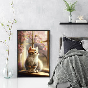 Cat (45*65CM) 11CT 3 Stamped Cross Stitch